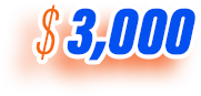 $3000 text graphic