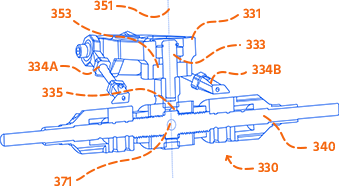 Skateboards Electric SE1 pivot shaft truck system diagram