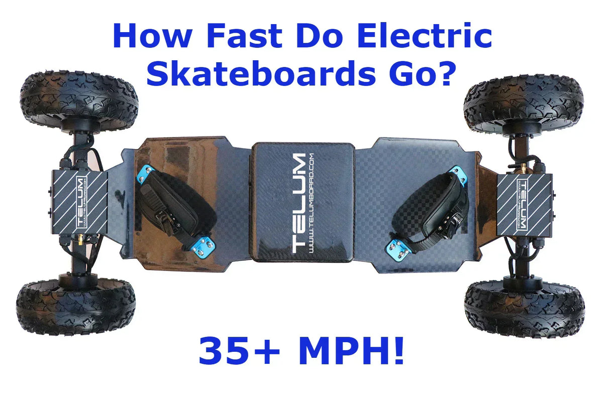 How Fast Do Electric Skateboards Go? Skateboards Electric