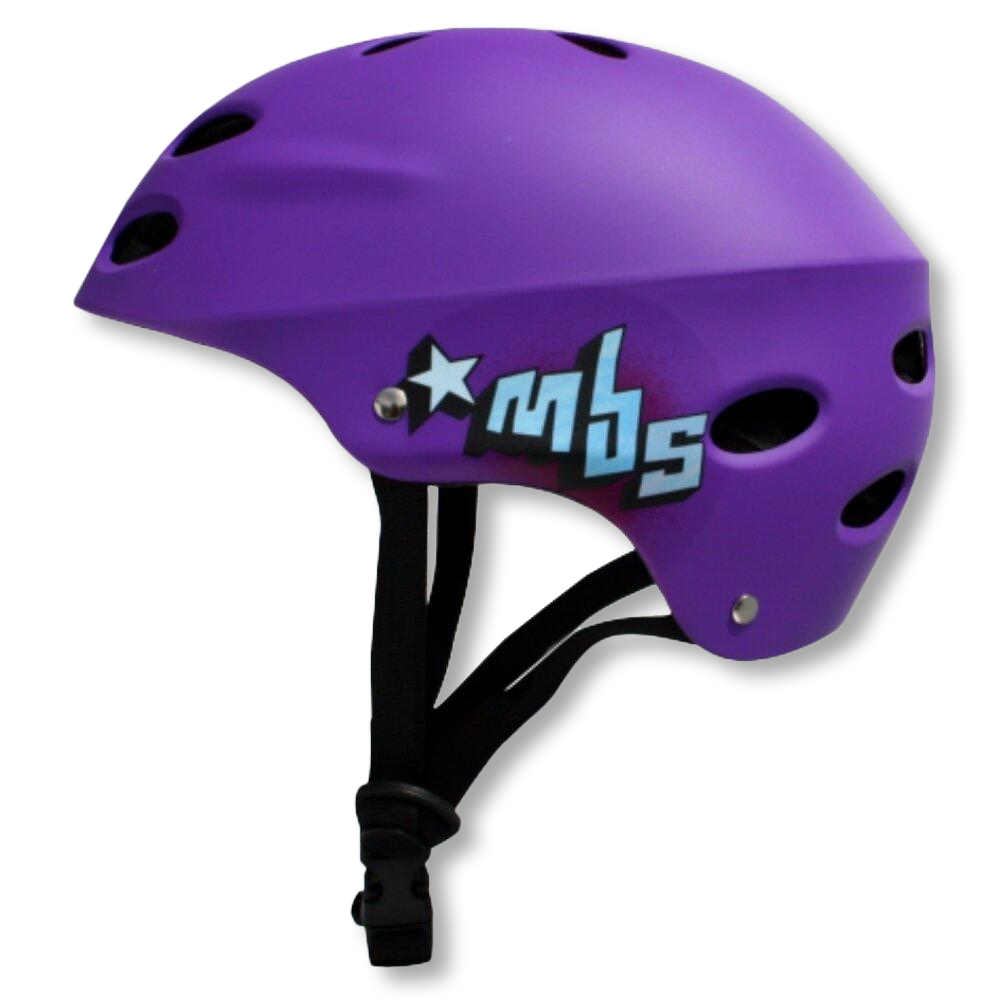 MBS Helmet -Logos - Purple